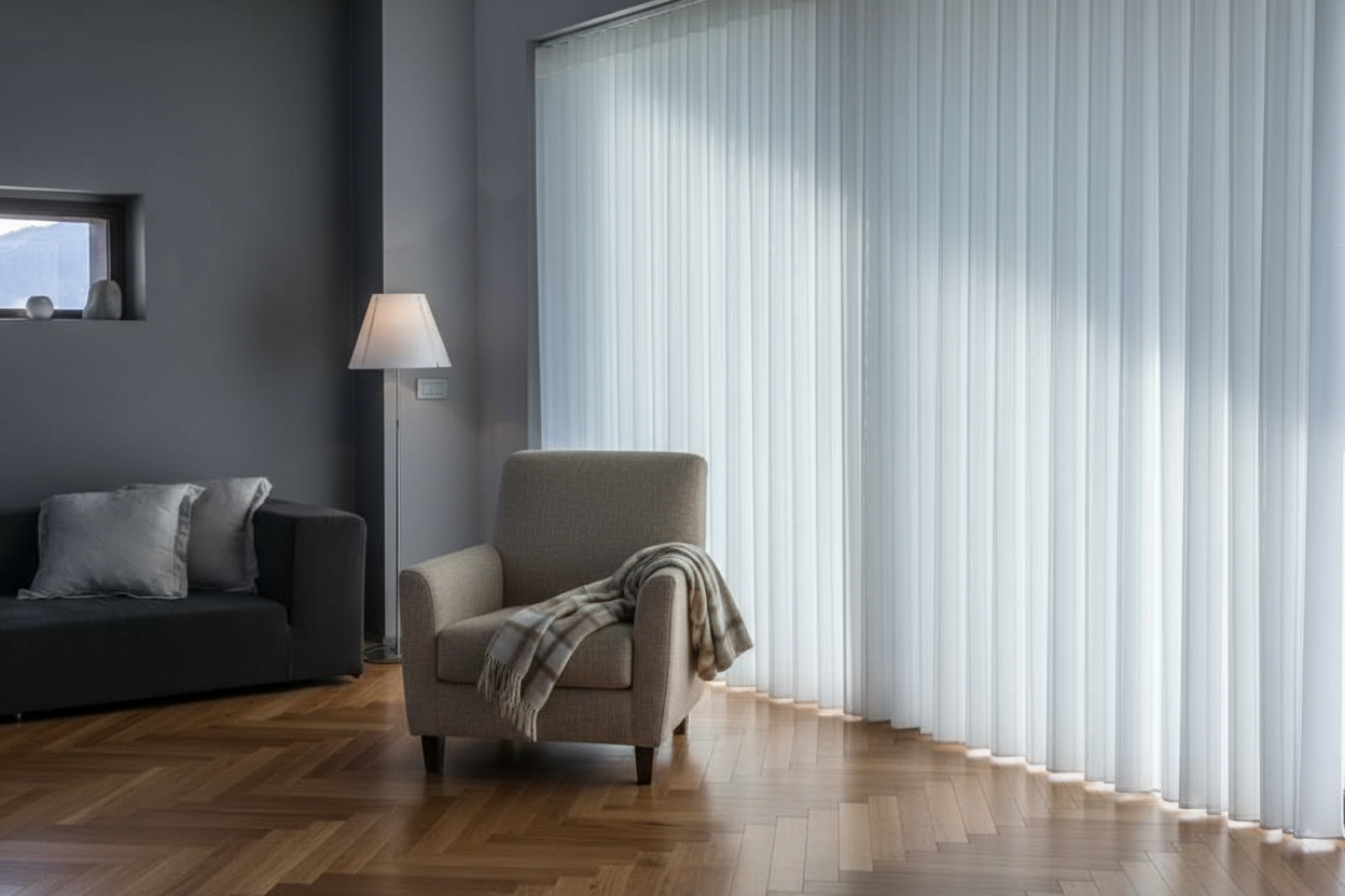 Bandes verticales tamisantes