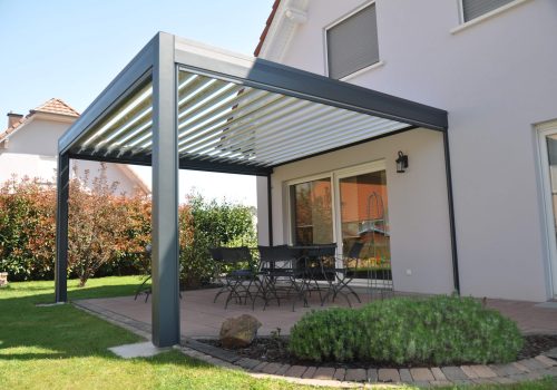 Pergolas façade Roussel Stores