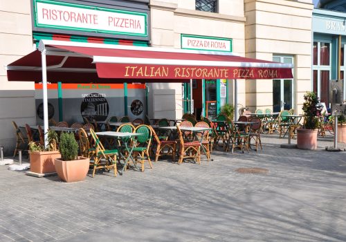Store banne terrasse restaurant